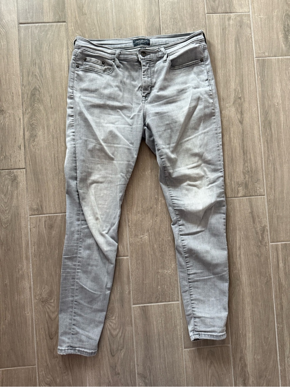 Banana Republic Light Gray Slim Fit Skinny Jeans